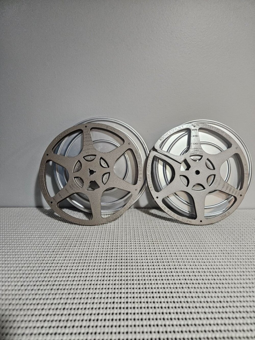 Two Vintage Kodak 8mm movie reels